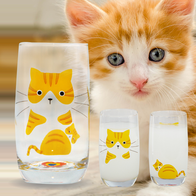 猫グラス〈トラ〉